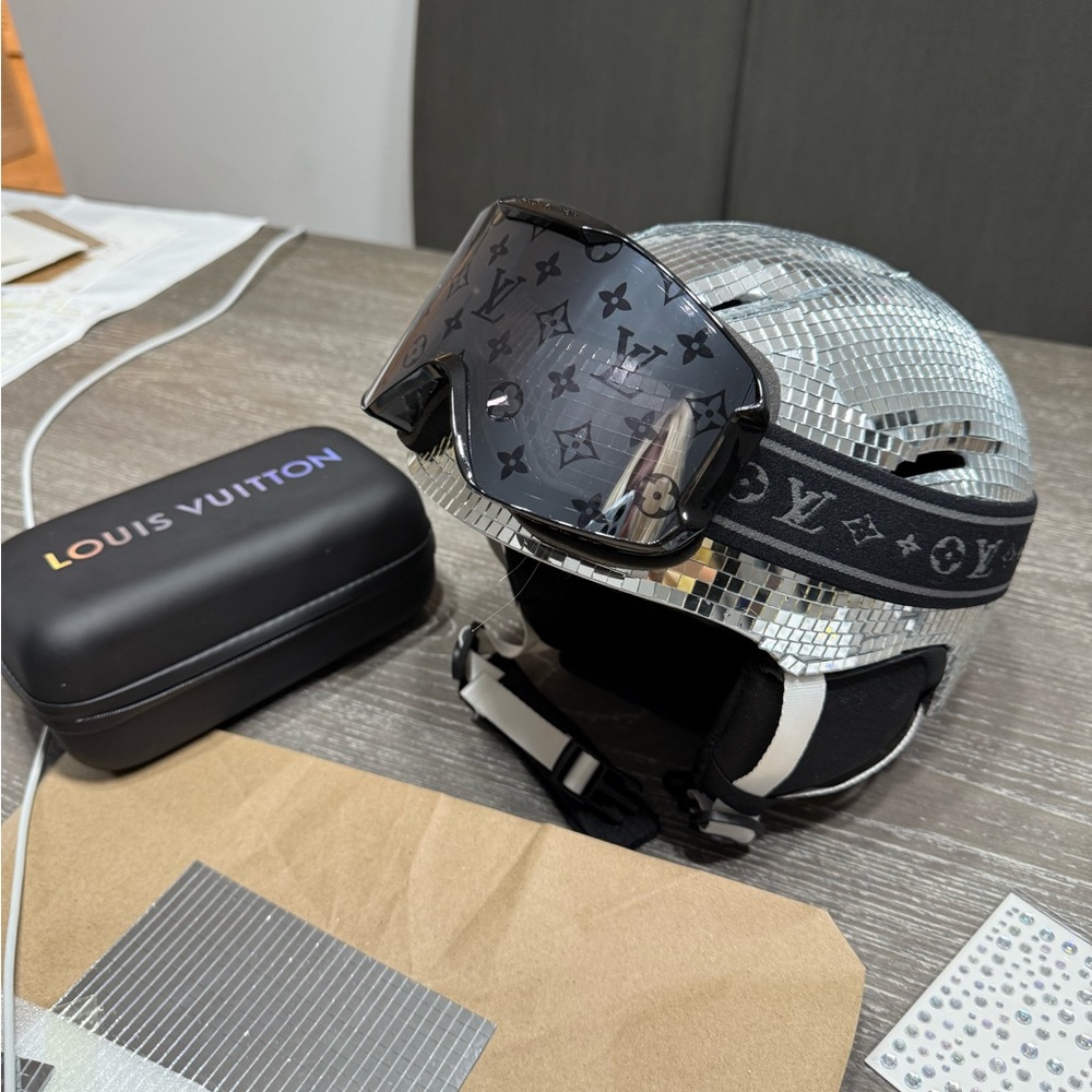 $1,290 Louis Vuitton
LV Ski Mask used but like new